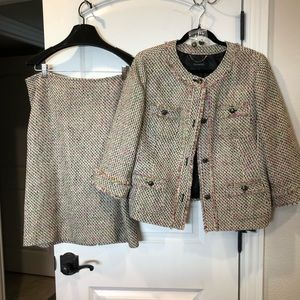 Talbot’s Blazer & Skirt with matching earrings